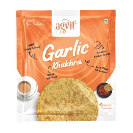 Garlic khakhara-min